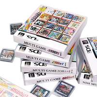 Nouvelle compilation de cartes de cartouche de jeu 520 273 280 318 468 482 502 500 488 208 en 1 Multi Cart pour DSL Ds 3ds 2ds Super Multi Cart
