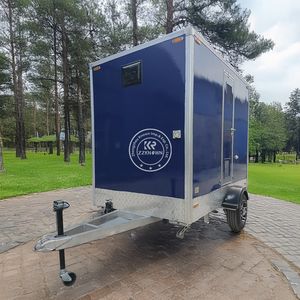 Fabricant de toilettes portables en HDPE rotomoulé durable, toilettes mobiles en plastique avec douche intégrée - Product Image 4