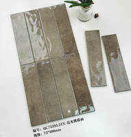 Carrelage en porcelaine brillant facile à poser 75x300, glaçure réactive, lavable à l'eau, antibactérien, résistant aux acides, antidérapant, 6 mm, garantie 5 ans