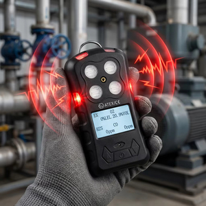 HIREP Rilevatore di Gas 4 in 1 Portatile 0-1000ppm EX O2 CO Cl2, Analizzatore Multi-Gas per Manutenzione Sistemi HVAC - Product Image 2