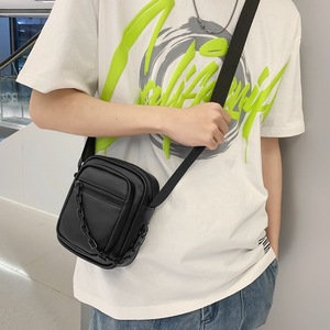 Sacs banane personnalisés en PU, sacs à bandoulière sport décontractés, nouveau design, sacoche à ceinture à carreaux, sac à dos pour homme, sacs de poitrine unisexes - Product Image 4