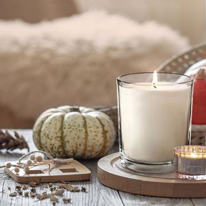 Frascos Transparentes Vacíos de 6 OZ para Hacer Velas, Frascos de Vidrio Grueso con Tapas de Bambú - Product Image 4