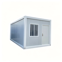 Maison conteneur préfabriquée en kit, unité modulaire personnalisée pour bureau de chantier temporaire, salle de réunion