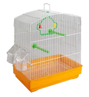 Produits pour animaux de compagnie Cage de transport en métal acier Cage à oiseaux, Cage de voyage pour oiseaux et petits animaux, Cage à oiseaux de transport