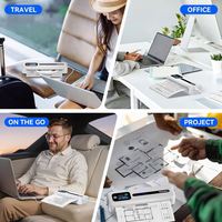 Imprimante mobile Phomemo M832D, imprimante thermique portable, imprimante d'étiquettes portable sans fil pour les voyages