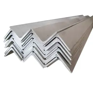Ángulos de acero inoxidable Q235/S235JR/S275JR placas de acero estructural laminadas en caliente y ángulos ms