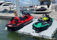 Ponton modulaire en PEHD pour jet-ski, quai flottant de haute qualité pour bateaux et livraison rapide, fournitures marines