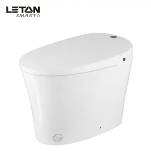 Luxury Automatic Flush Wc Intelligent Toilet Bowls Rimless Water Closet Smart Toilet With Remote Control