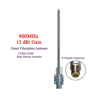 Antenne WiFi double 2,4G 5,8G omnidirectionnelle en fibre de verre à montage mural 10dBi longue portée 50 km pour réseau sans fil