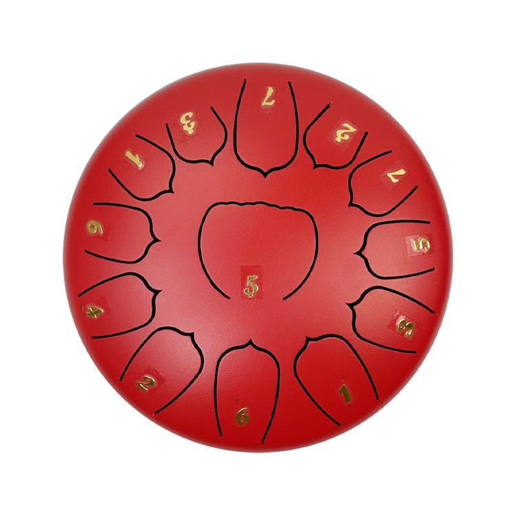 6.5-inch 13-tone red