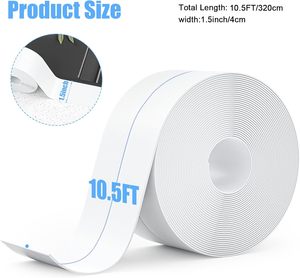 Tira de calafateo tira de reparación impermeable <span class=keywords><strong>cinta</strong></span> de sellado autoadhesiva para <span class=keywords><strong>bañera</strong></span> cocina fregadero lavabo borde ducha inodoro - Product Image 2