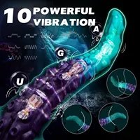 Monster Dildo Sexspielzeug für Frauen Fantasy Dildos mit 10 Vibrationsmodi 35 cm Tentakel Dildo Vibrator Erotikspielzeug für Erwachsene