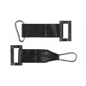 Pince de suspension Yojiu YJ-PS619 en acier au carbone durable (crochet en J) noire et argentée pour câble rond ADSS et support de câbles aériens - Product Image 1