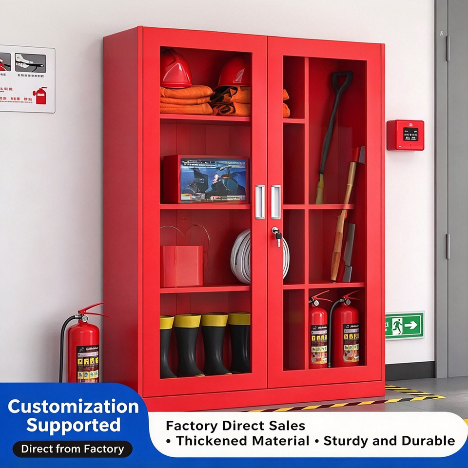 Mini Stationa Mini Fire Station Cabinet, Fire Equipment Cabinet for Construction Site ...
