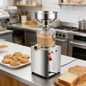 Petit moulin à beurre de cacahuètes/machine commerciale pour pâte de noix et de sésame pour l'industrie de la restauration domestique - Product Image 3
