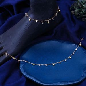 Chaînes de cheville bicolores élégantes, bijoux de mode, accessoire de pied de créateur, élégant, tendance, décoratif - Product Image 2