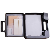 Porte-documents A4 en plastique avec calculatrice pliable par sublimation, ouverture latérale et poignée, pour infirmières et professionnels de la santé