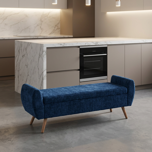 Modern Durable Eco-Friendly Multi-Function Soft Fabric Ottoman Stool <strong>Storage</strong> <strong>Bench</strong> <strong>for</strong> Bedroom Living Room Entry Hotel Use - Product Image 2