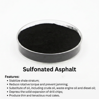 Additif de haute qualité pour fluide de forage pétrolier à base d'asphalte sulfoné et d'hydrocarbonates de sodium, pour l'inhibition de la shale, la lubrification et la stabilité des puits