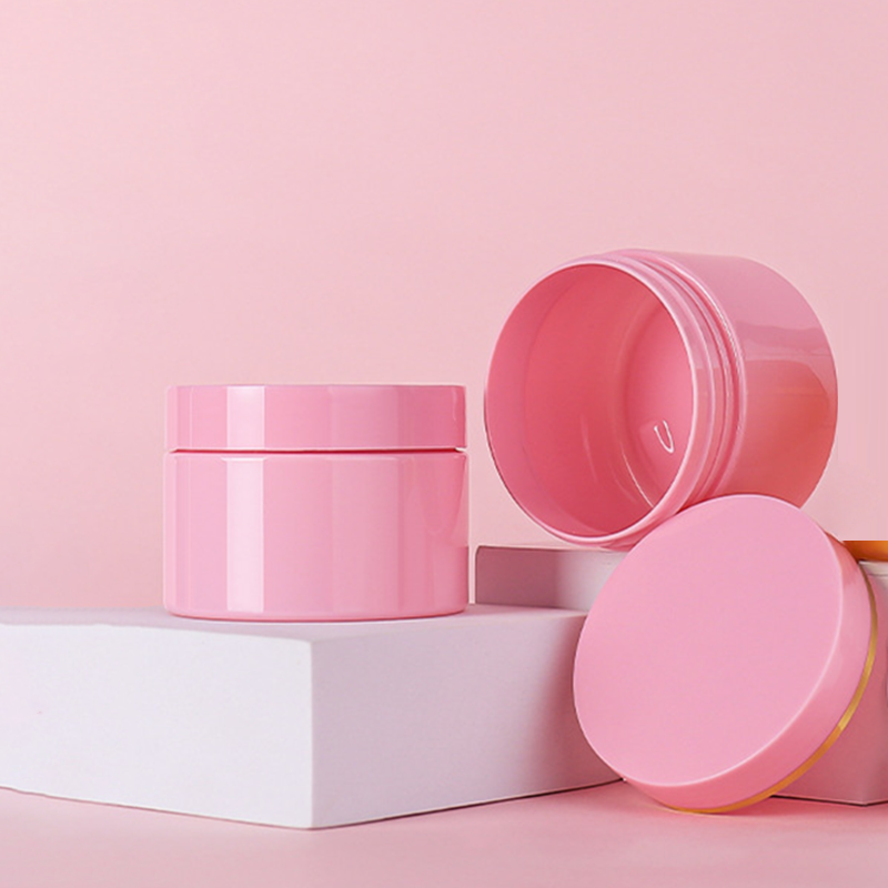 Pink 68mm bottle with pink lid