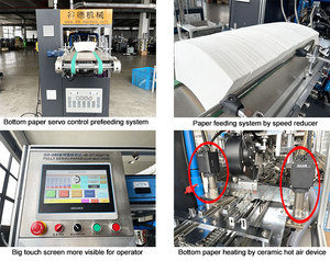 (GD-280)200 PCS/min tốc độ cao cốc giấy làm máy Kraft Cốc Giấy tạo thành máy - Product Image 4