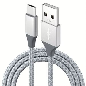 High Quality Nylon Charging Cable 3FT Durable Phone Cables Data Transfer <b>Type</b> <b>C</b> Cable For Phone15 16 Aeries - Product Image 1