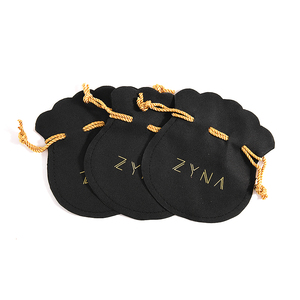 Emballage de cadeau Pochette à cordon Pochette de voyage pour bijoux Pochette à poussière pour collier Pochette à cordon avec logo - Product Image 6