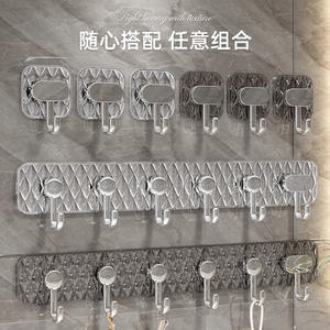 Tira adhesiva con 6 ganchos Time Machine, diseño moderno, fácil instalación, para uso en cocina y dormitorio - Product Image 5