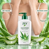 Lotion corporelle intense à l'aloe vera pour peaux sèches, soin hydratant rafraîchissant, douceur et lissage hydratants 450 mL