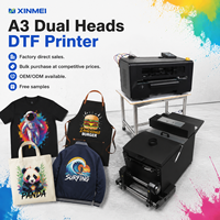Impresora DTF Epson I3200 XP600 A3, Impresora de Transferencia de Calor con Película PET para Ropa, Impresora DTF de Doble Cabezal Personalizada