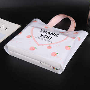 Sacchetti di Plastica Personalizzati con Stampa, Spessi e Resistenti, con Manici a Cappio e <span class=keywords><strong>Fondo</strong></span> Quadrato <span class=keywords><strong>per</strong></span> Confezionamento in Negozi di Abbigliamento - Product Image 5