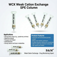 Colonnes SPE WCX Source Strength Factory pour la détection des alcaloïdes faiblement basiques alimentaires, échange de cations faible, achat direct en vrac, prix