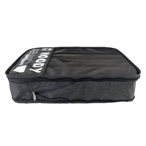 Organisateur de valise de voyage léger personnalisé, cubes de rangement pour bagages en polyester durable avec dessus en maille, lot de 4 cubes de compression - Product Image 3