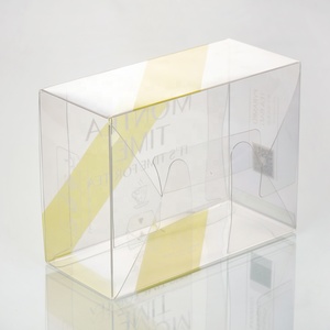 Clear Gift packaging folding Box PET PVC PP Transparent Plastic Boxes