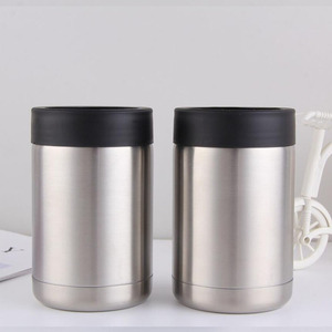 Commercio all'ingrosso Logo Personalizzato 12oz 16oz Doppia <span class=keywords><strong>Parete</strong></span> In Acciaio Inox Bottiglia di Birra Ghiaccio Può Dispositivo di Raffreddamento Titolare - Product Image 6