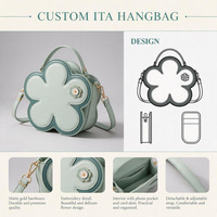 Sac à main pour téléphone personnalisé, fabrication d'échantillons, fabrication OEM ODM, sac bandoulière Ita pour acheteurs de marques, production en gros