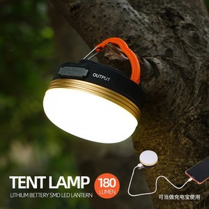 Banco de Energía Portátil de 1800mAh con una Salida USB, Luz LED para Camping con Gancho, para Uso en Exteriores - Product Image 4