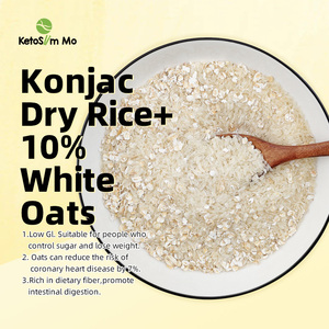 Dinh dưỡng bữa ăn lành mạnh thay thế 100g tùy chỉnh Trắng Yến Mạch mảnh ngũ cốc ngay lập tức gạo Konjac khô RCE ketoslim mo chất xơ cao - Product Image 3