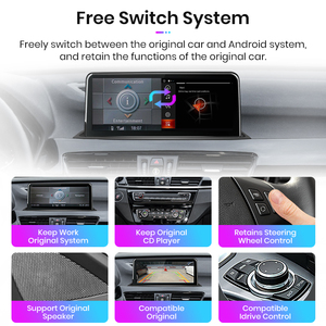 จุนซัน 10.25" เฮดยูนิตวิทยุติดรถยนต์พร้อมระบบ AI Voice Wireless CarPlay สำหรับ BMW X1 X2 F48 F49 2017-2020 หน้าจอระบบนำทาง GPS อัตโนมัติ - Product Image 2