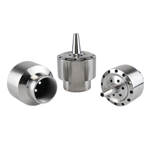 Buse de <span class=keywords><strong>fontaine</strong></span> à colonne en acier inoxydable de style industriel, à double couche, à diffusion poreuse, pour extérieur - Product Image 2