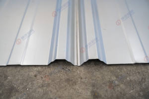 사다리꼴 지붕판 롤 성형기 철 지붕판 롤 성형기 - Product Image 5