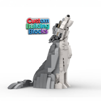 Ensemble de blocs de construction personnalisés OEM ODM, briques de construction MOC personnalisées, ensemble de blocs de modèle à assembler soi-même, vente en gros de jouets