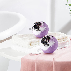 Bolas de Baño Personalizadas, Bolas de Baño Efervescentes con Flores Secas, Bolas de Sal de Baño con Aceites Esenciales, Bombas de Baño, Sales de Baño Explosivas, Esponja de Baño - Product Image 3