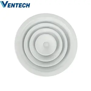 Фабрика Ventech производит алюминиевые круглые диффузоры, система вентиляции, круглый диффузор для ОВКВ