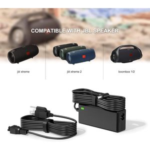 Chargeur de remplacement 19V pour JBL Xtreme 2, compatible avec JBL Xtreme, Xtreme 2, Boombox 1/2, Extreme Portable Wireless Bluetooth - Product Image 3