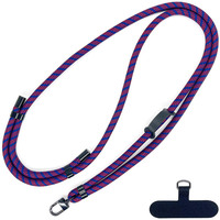 Cordon de téléphone universel OEM en gros, réglable 0,8M 1,5M, tressé, détachable, support anti-perte pour cou et poignet