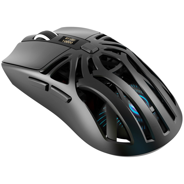 Hot 3 Mode Tri-mode Gaming Mouse Wireless Silent RGB Honeycomb Gaming Mouse Ergonomic 2.4G/BT/Wired E-sports Mice for PC
