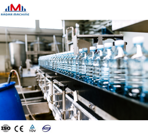 맞춤형 순수 물 미네랄 워터 충전기 멀티 포맷 500mL/330mL 물 충전기 500mL PET 물 라인 - Product Image 1