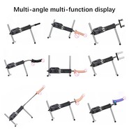 Automatische Stumm schaltung S Einziehbare Vibration Masturbation Cup Fernbedienung Elektrische Dildo-Liebes maschine für Frauen und Männer