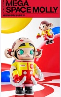 Venta caliente 1000% Original Popmart MOLLY PEKO 400% figura de acción 3D PVC dibujos animados juguete militar misterio cajas ciegas ABS coleccionable